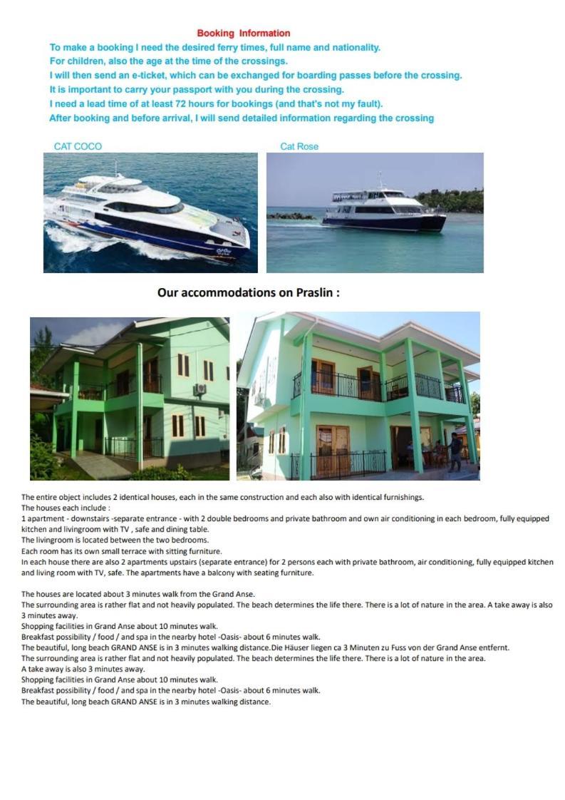 La Batie Selfcatering Apartment Beau Vallon  Exteriör bild